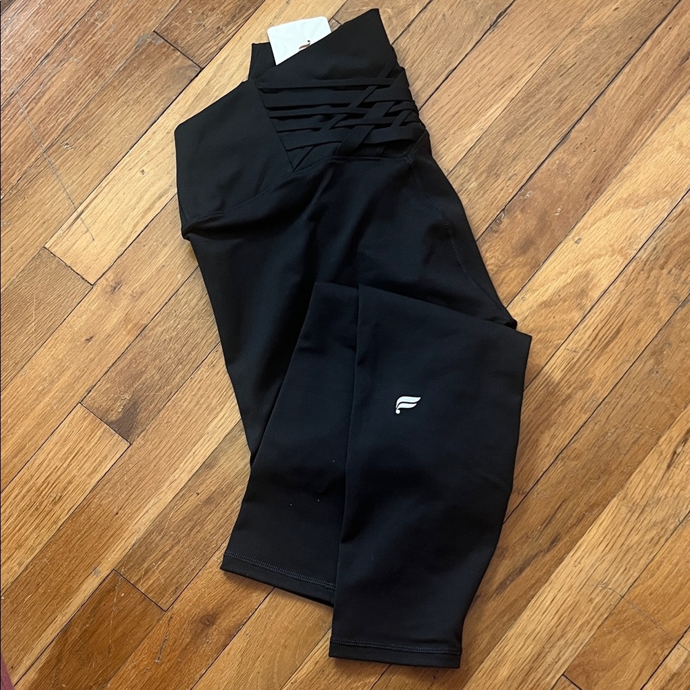 Fabletics Black PowerHold Leggings NWT